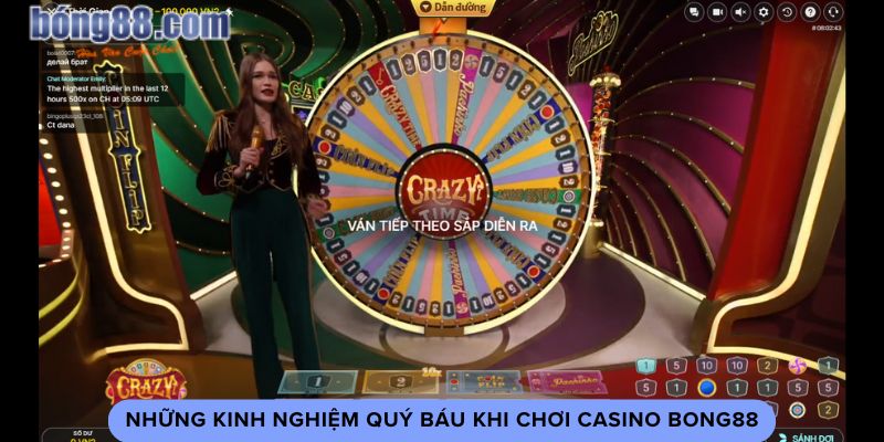 Những kinh nghiệm quý báu khi chơi casino bong88 Những kinh nghiệm quý báu khi chơi casino bong88