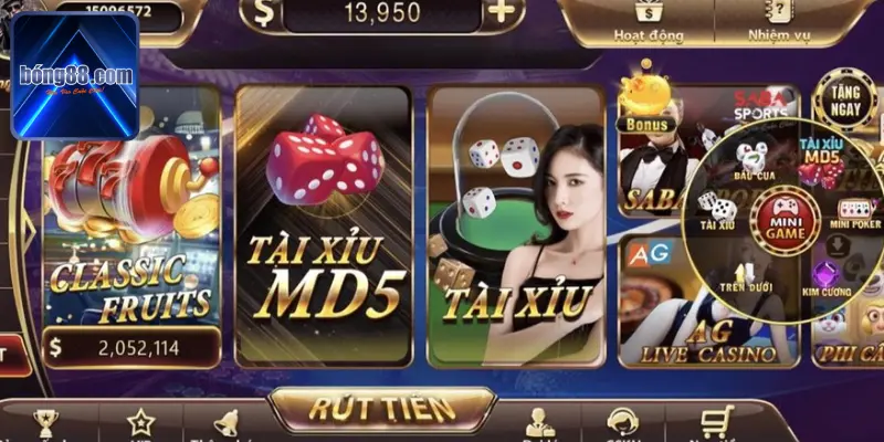 Đa dạng cửa cược tại bong88